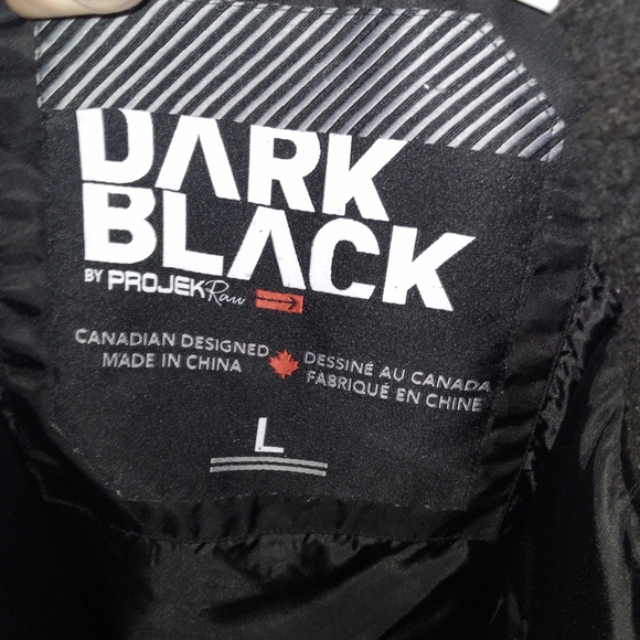 Men's dark black by projek raw jacket - Picture 3 of 3